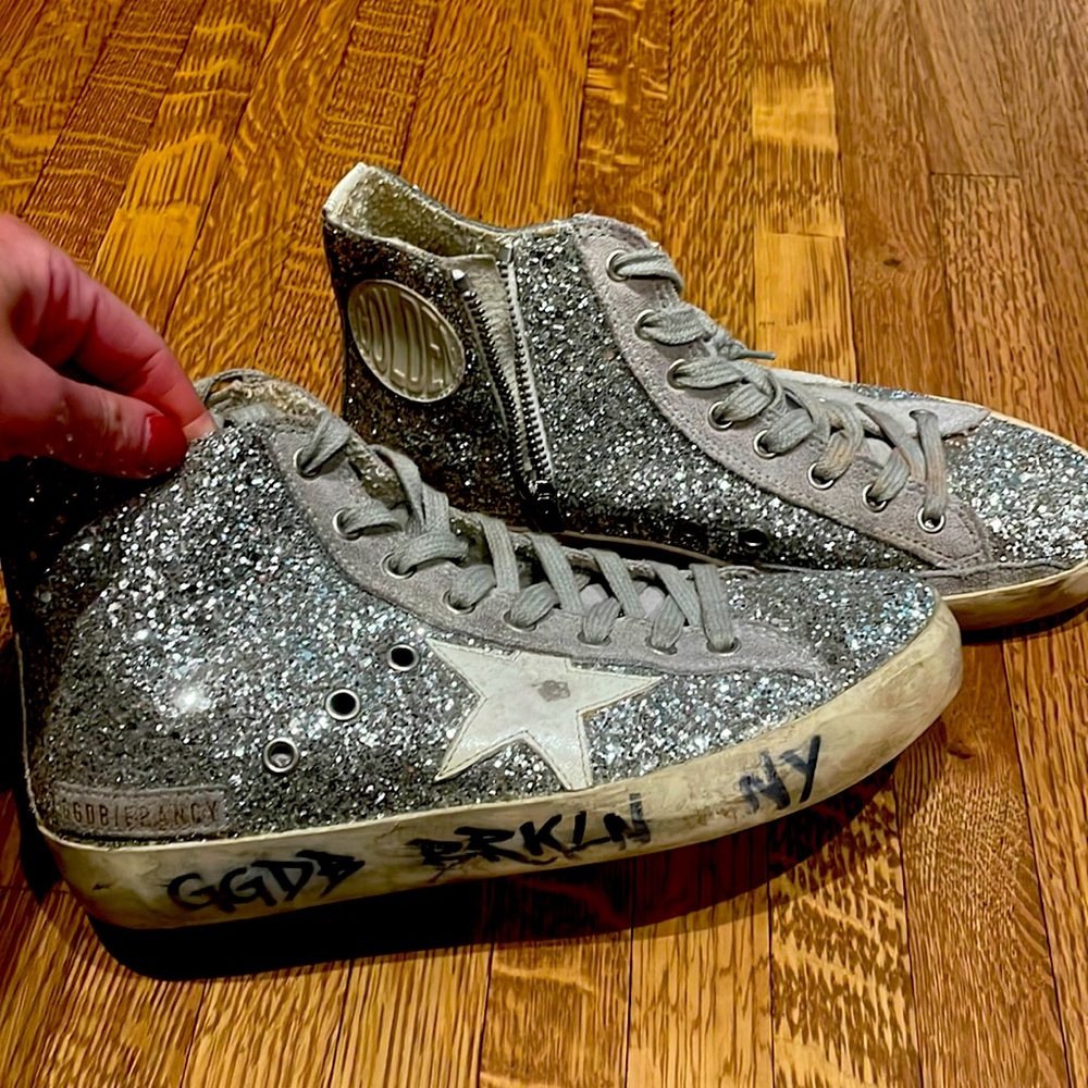 Golden Goose Limited Edition Sparkle High Tops